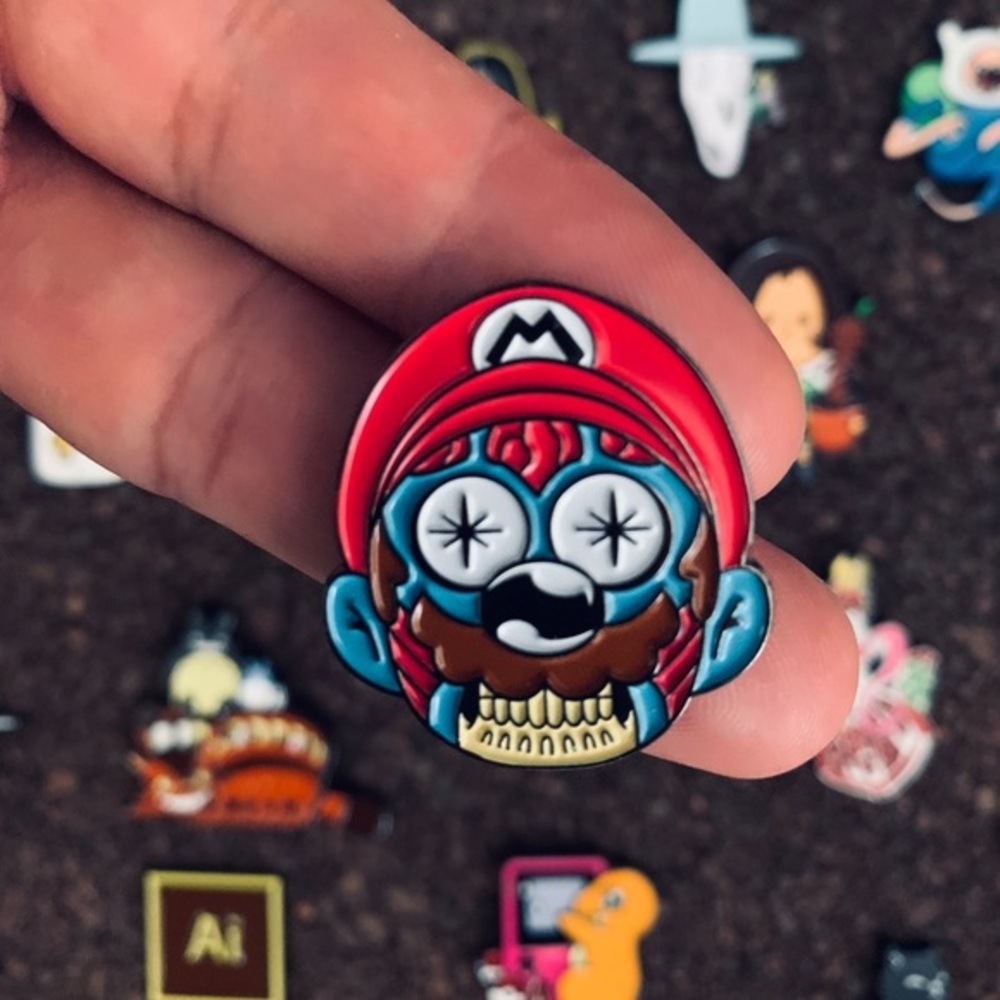 MARIO “ZOMBIE “ENAMEL PIN